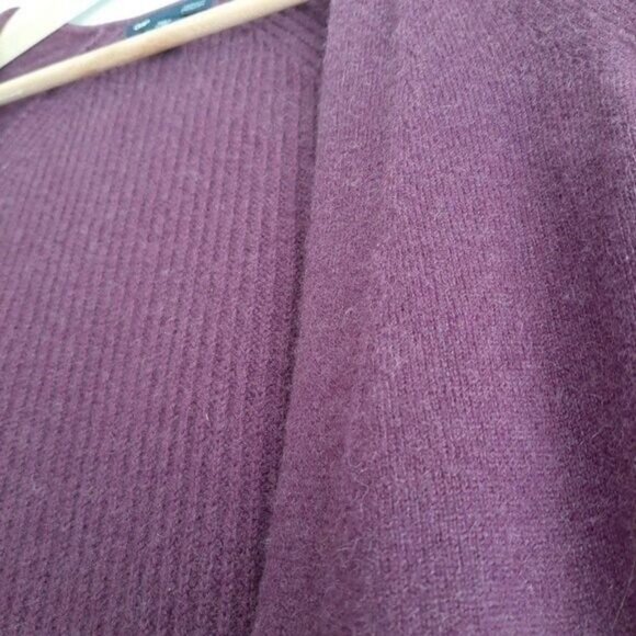 GAP 100% Cashmere Soft Open Front Cardigan Sweater Purple Sz XS - Picture 5 of 10